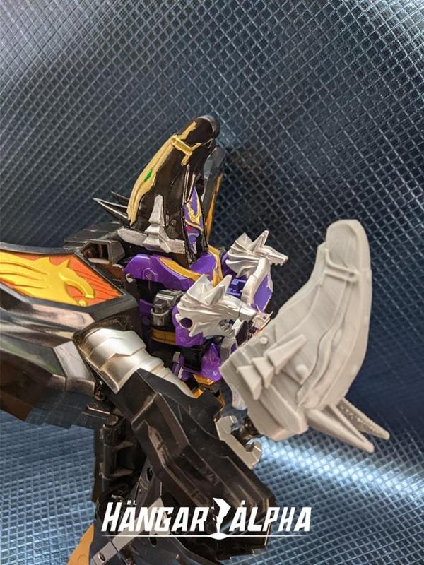 Horse Head / Horse Head DX Majin Combination Wolkaiser - Mahou Sentai Magiranger / Wolf Evil Morpher - Power Rangers Mystic Force