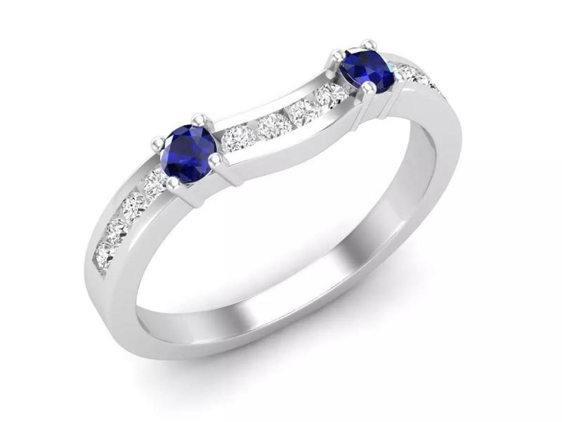 AV 469 Ladies Anniversary Wedding Enhancer Guard Band