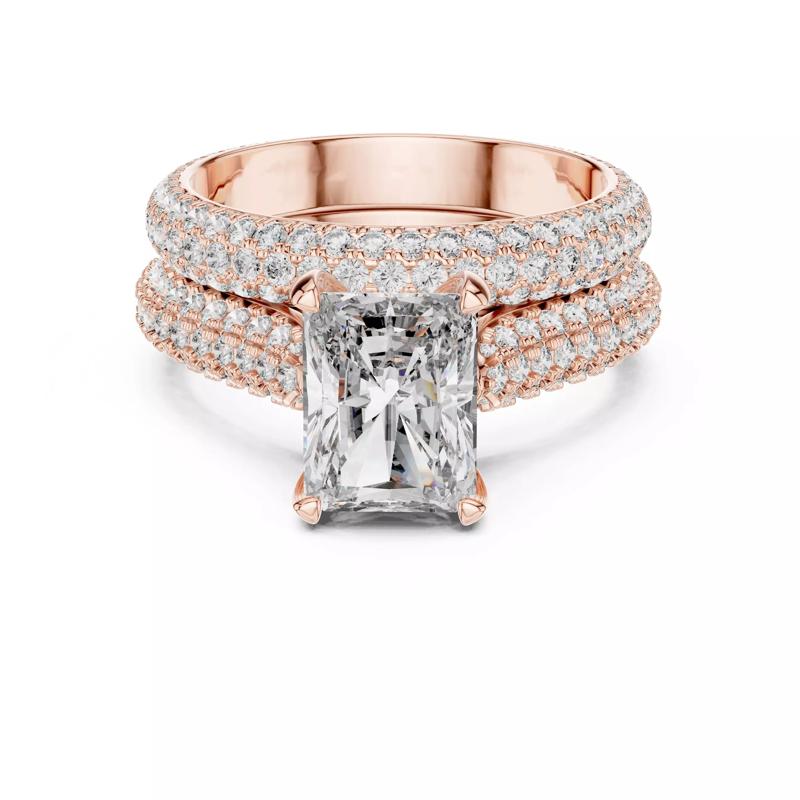 Solitaire Ring with Band 3dm stl renders animation videos