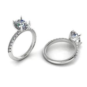 Solitaire oval ring Model 7521