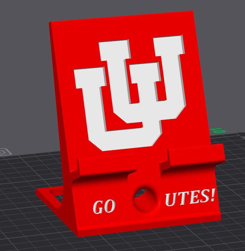 University of Utah Utah Utes Phone Holder