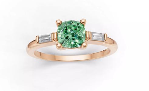 AV 711 cushion shape halo Diamond Ring for woman