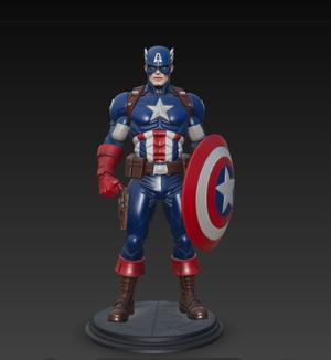 Captain America 3D Figure