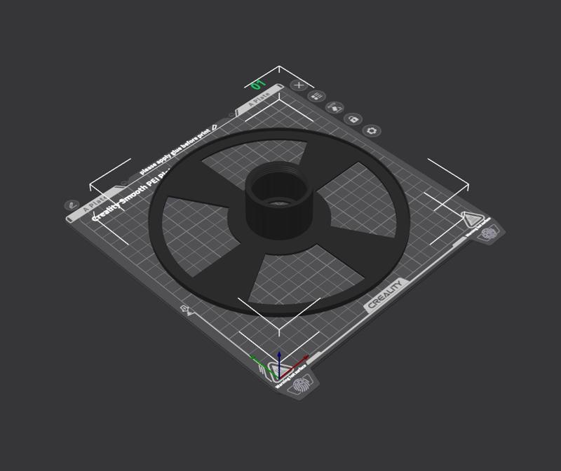 cardboard reel adapter wanhao for creality cfs