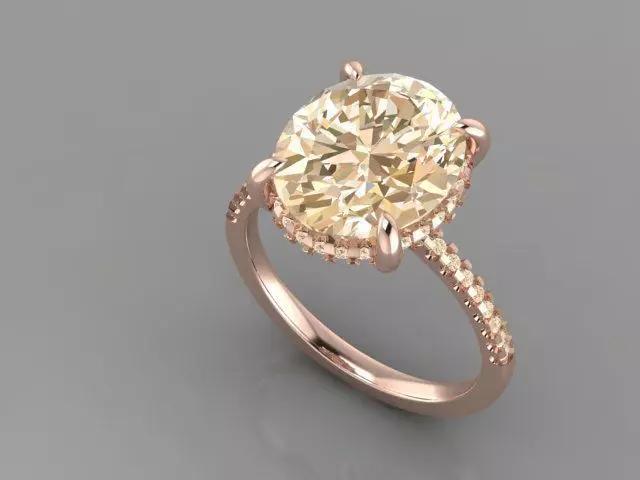 oval diamond ring