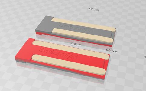 Popsicle stick cutter holder