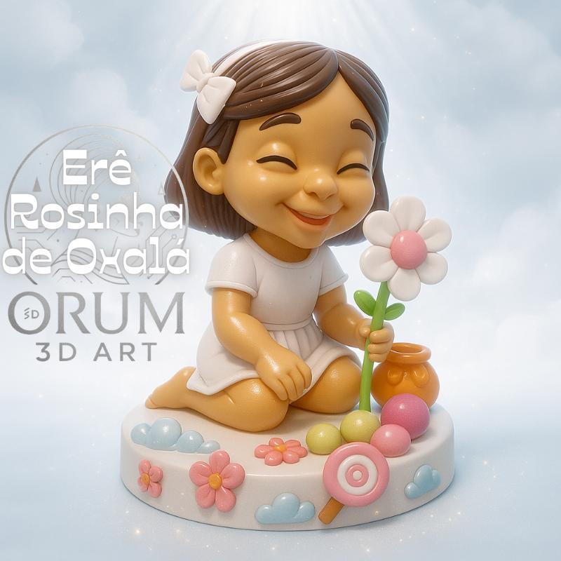 Erê Rosinha de Oxalá - Spirit Sculpture in STL (3D Printing)