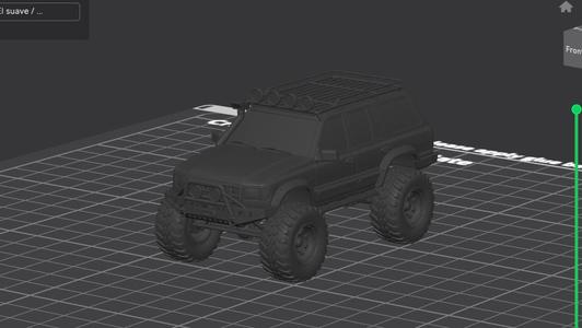 All Terrain Car - 3D Decorative Model