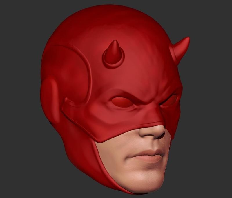 MARVEL LEGENDS DAREDEVIL HEAD BORN AGAIN