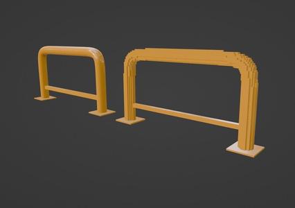 Road Safety Barrier - Miniature Set Accessory