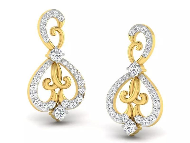 Solitaire Women Earring