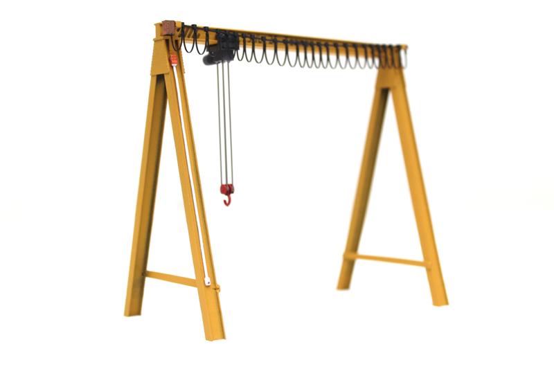2.5t TMD Crane Engine Shed Model Railway OO Gauge 1:76 Scale READY TO 3D Print