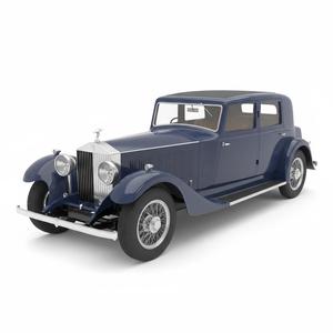 1929 Phantom II Classic Automobile 3D Model - Exquisite Vintage Luxury Car for 3D Printing