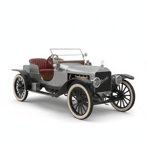 1903 Early American Motorcar - Vintage Classic Automobile 3D Print Model - Historic Vehicle Replica
