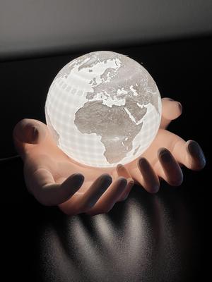 Planet Earth Lamp