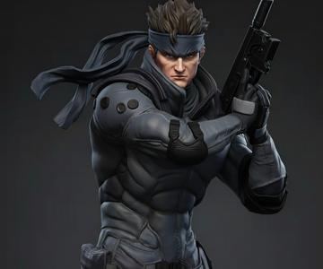 Solid Snake (Metal Gear Solid) - Statue