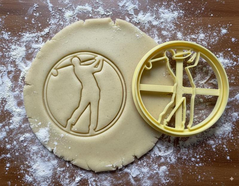 Golf Player Cookie Cutter