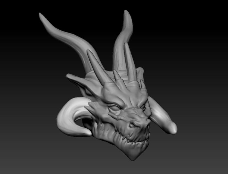 Demon Dragon head
