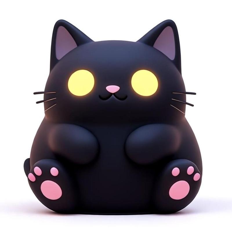 Halloween Black Cat - 3D Printable Figurine 🎃🐈‍⬛
