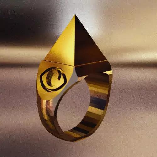 Mystical Pyramid Ring