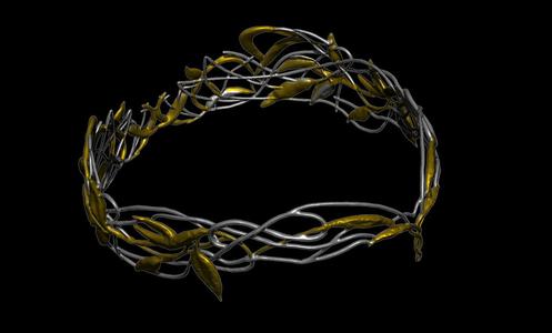 Elvish Galadriel Crown Lord of the Rings Hobbits