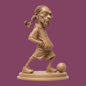 Urban Kick: Stylized Street Soccer Legend 3D Model