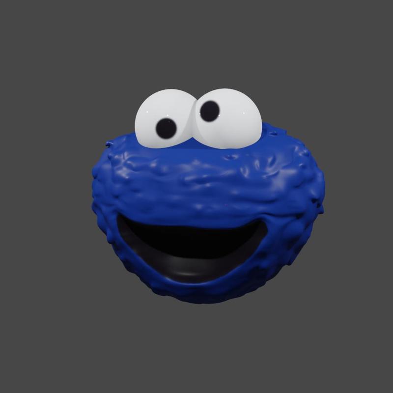 Sesame Street cookie monster Head