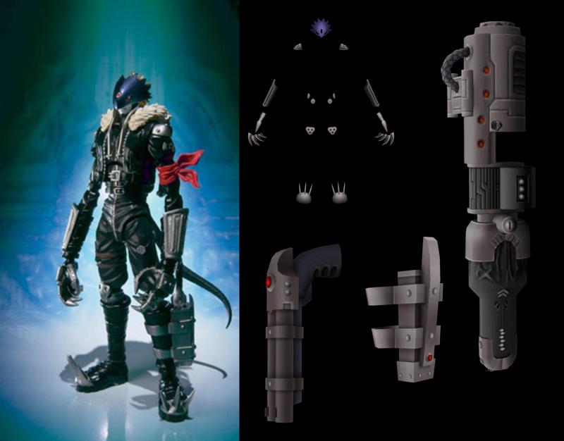 Digimon - Beelzebumon Cosplay Weapon - EVA Foam Template - PDO Pepakura Pattern