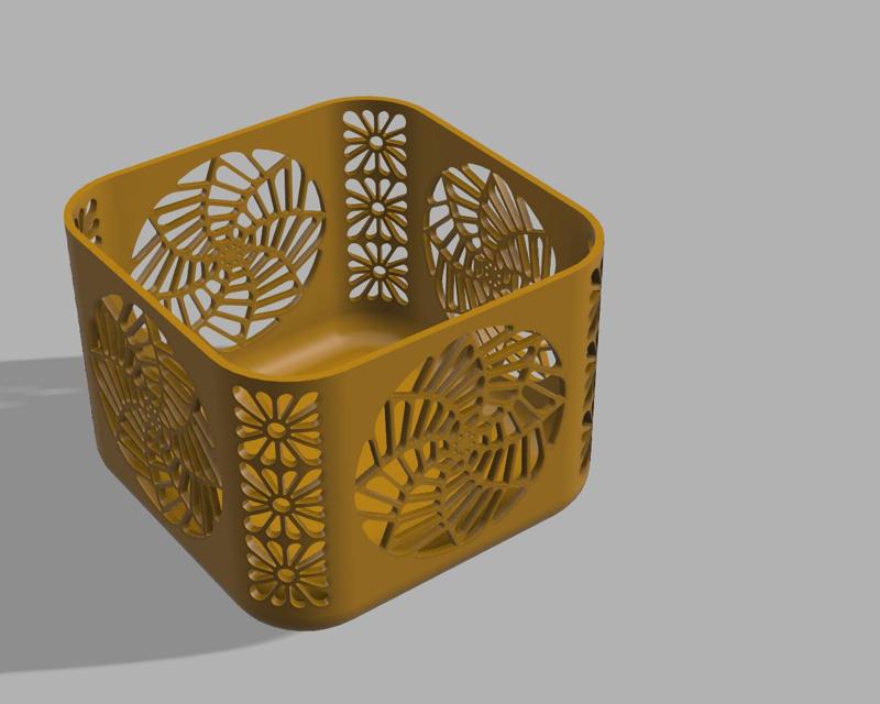 Tea Light/Pen Holder Spiderweb