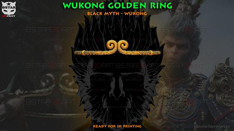 Black Myth Wukong Golden Ring High Quality Details
