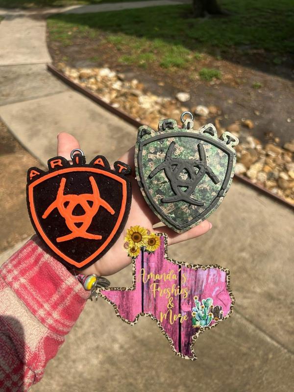 Ariat Logo Freshie Mold - 3D Model Mold Box for Silicone Freshie Moulds