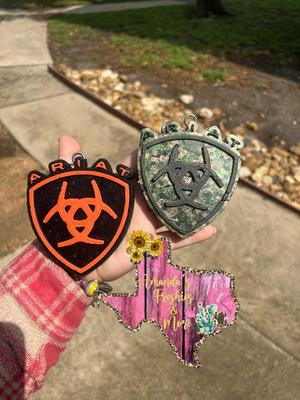 Ariat Logo Freshie Mold - 3D Model Mold Box for Silicone Freshie Moulds