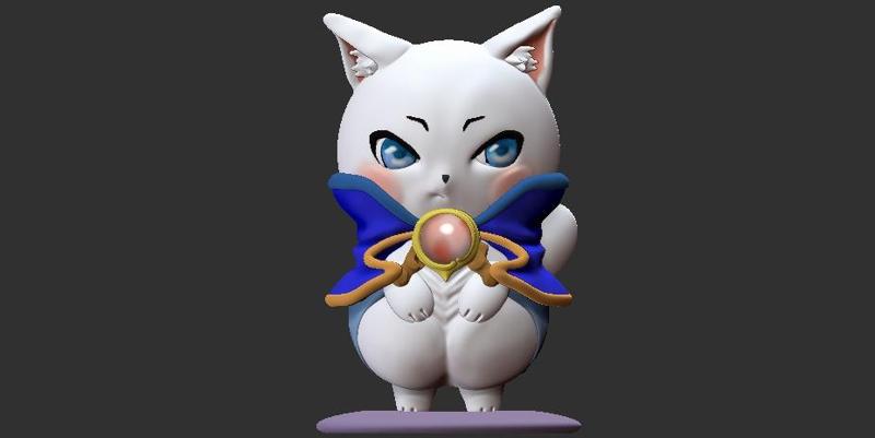Final Fantasy style kitten