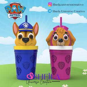 PAW PATROL MILK SHAKER CUP - SKYE - CHASE
