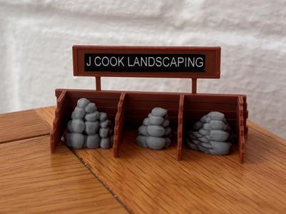 1:76  (OO) Scale Rock Storage