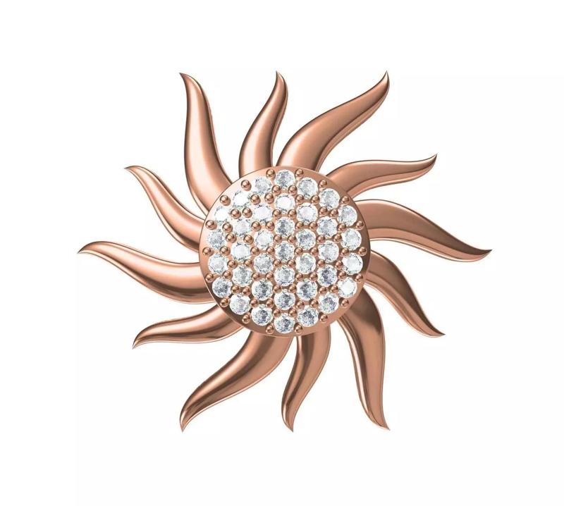 Women Unique Pendant STL JCD Details