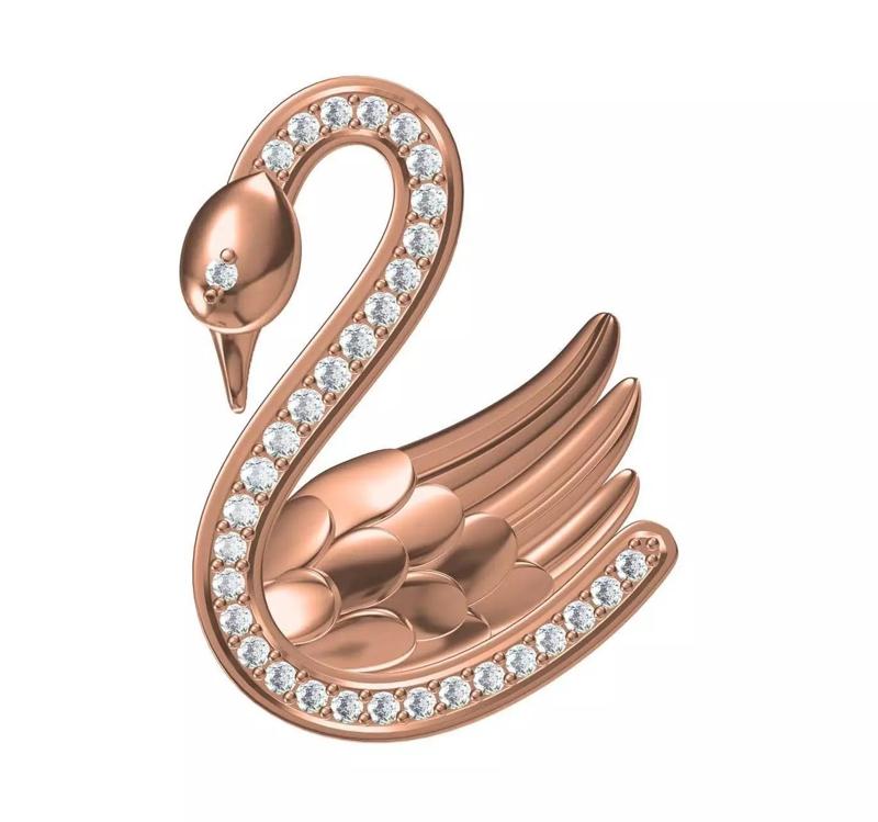 Women Unique Pendant STL JCD Details