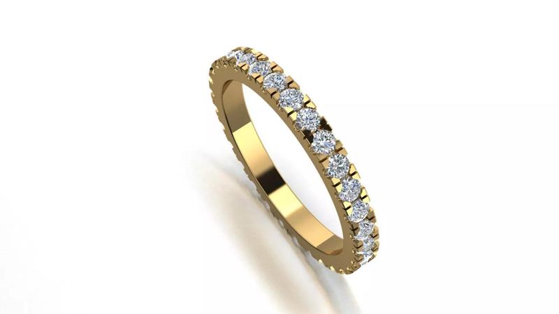 2MM UCUT RING 3D PRINYTABLE MODEL