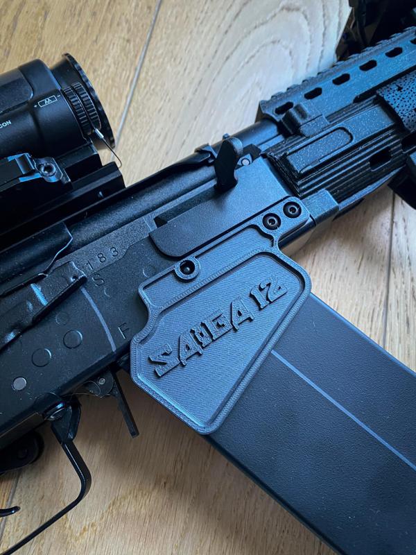 saiga 12 mag plate