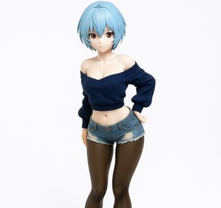 Rei Ayanami casual outfit Evangelion