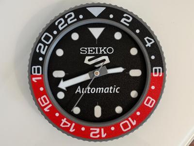 Seiko 5 Sport wall clock