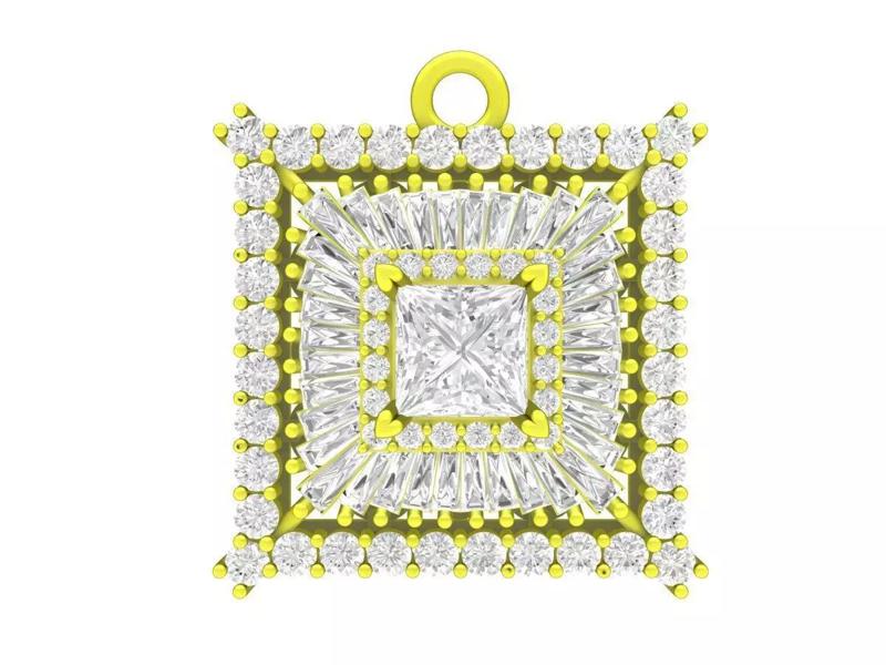 7061 luxury vietnamese diamond women pendant