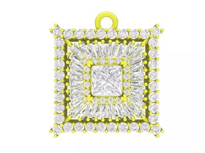 7061 luxury vietnamese diamond women pendant