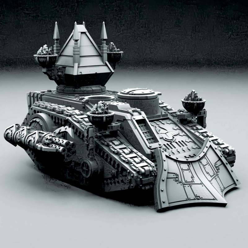 Sci Fi - Egyptian themed APC troop transport with optional weapons