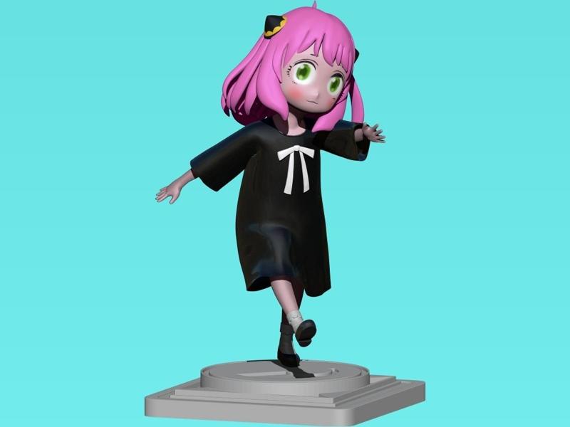 Anya Forger SPY X FAMILY with Westalis (WISE) LOGO