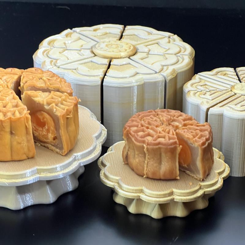 Mooncake Cutting Guide