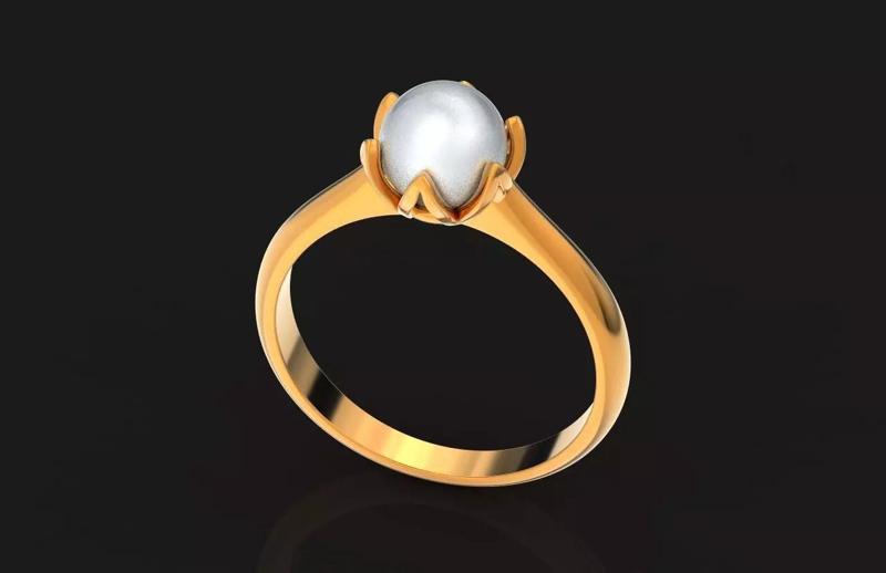 pearl ring Pandora Cultured Elegance 539