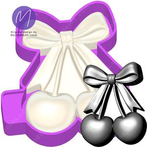 3D Cherry with Bow Freshie STL Mold Housing