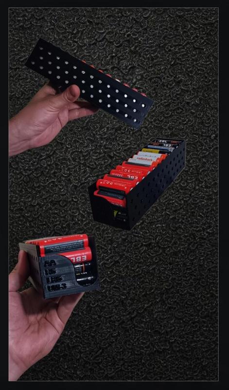 AA Battery Holder Tray – 36 Slot (Test-Friendly Design) ZEBRA