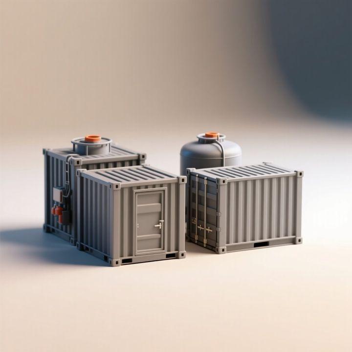 Modular Sci-Fi Cargo Containers